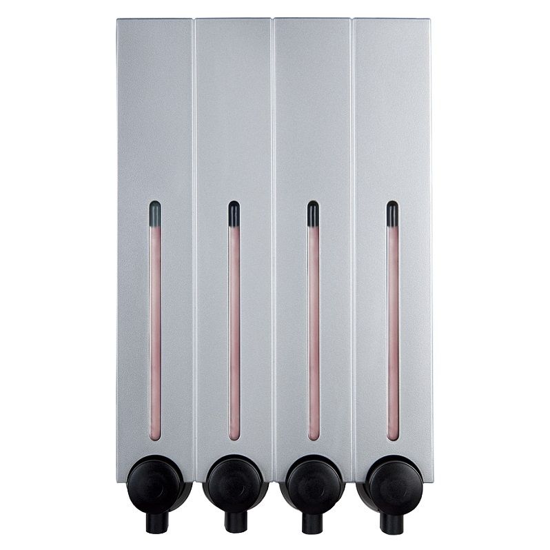 EcoFriendly Design Soap Dispenser 500ml Square 4 Chamber Shower